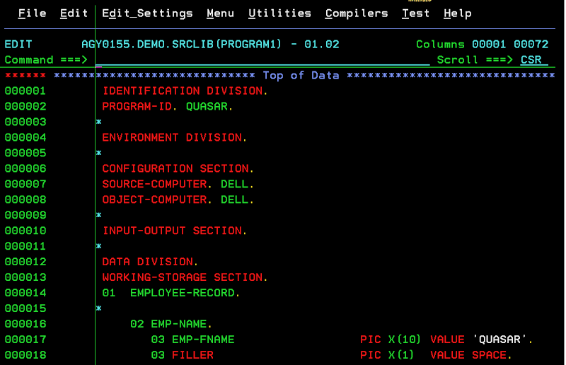 7 Cobol Examples With Explanations 4422